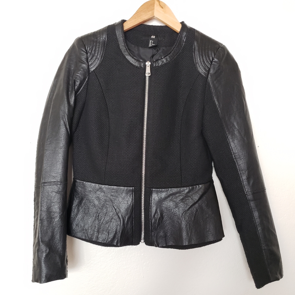 Princess faux leather jacket